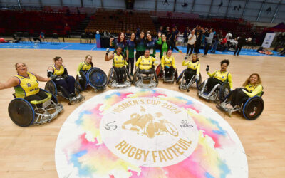 Mulheres do Rugby em Cadeira de Rodas Brasileiro em estreia histórica