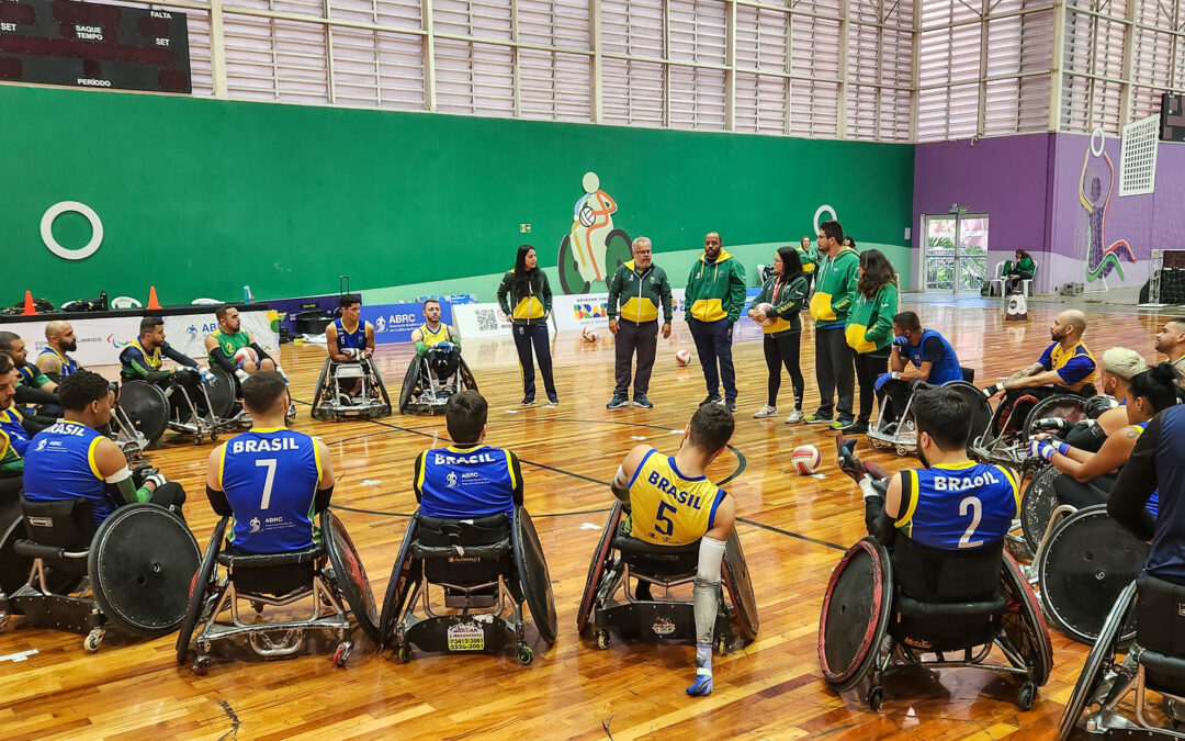 Seleção Brasileira de rúgbi em cadeira de rodas se concentra no CT antes de duas competições internacionais