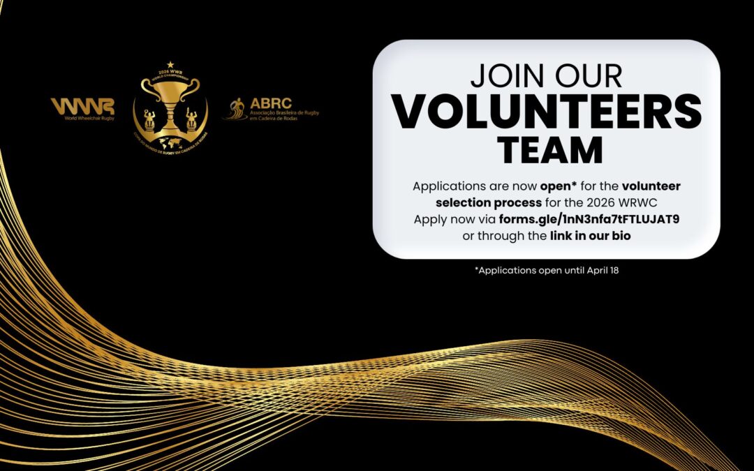 Chamada para voluntários! 📣